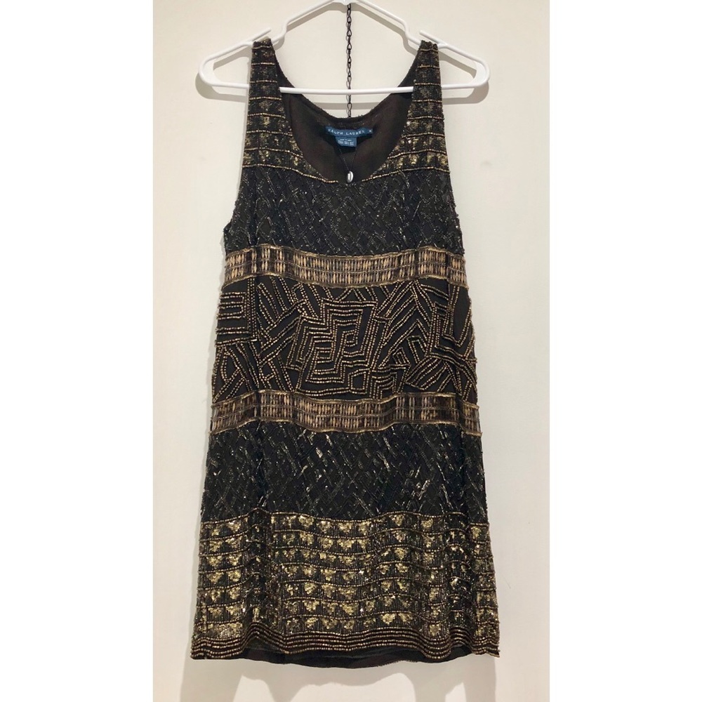 Ralph Lauren fully embroidered mini dress